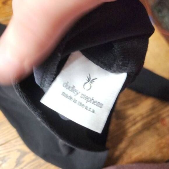 Dudley Stephens Cobble Hill Terry Fleece Turtleneck in Black sz XS - Picture 4 of 6